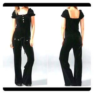 Juicy Petite velour jumpsuit